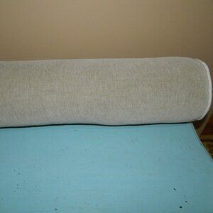 West Elm Classic Cotton Velvet Bolster Pillow NWT